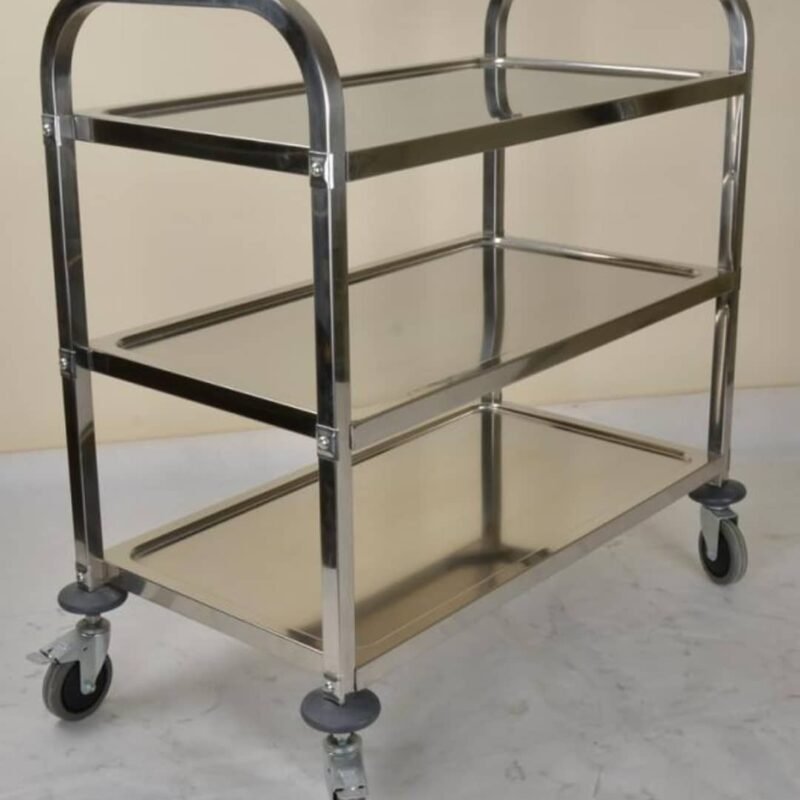 3Tier Stainless Steel Dining Cart