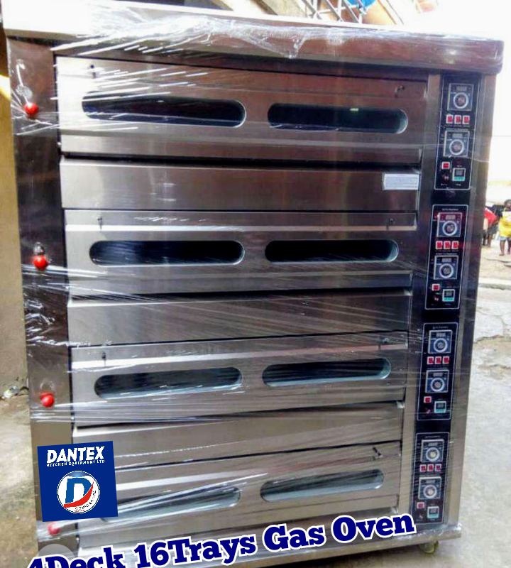 4Deck 16Trays Gas Oven