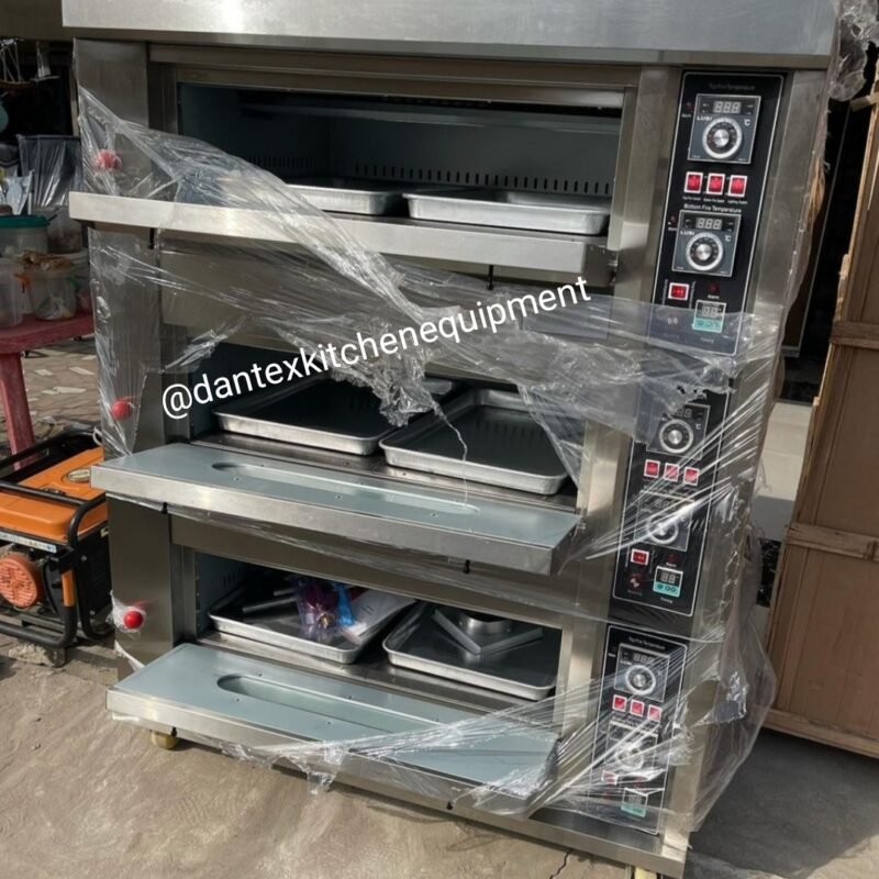 3Deck 6Trays Gas Oven